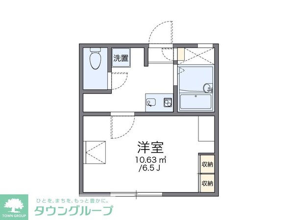 レオパレス美好町TRHの物件間取画像